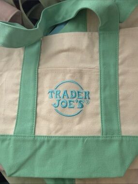 Trader Joe’s Mini PastelTote Bag 2025/2026 BNWT